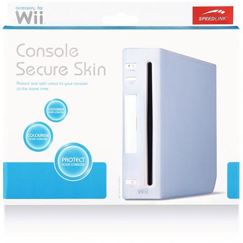 Speed-Link Console Secure Skin Wii, transparent blue, Blu - Foto 1